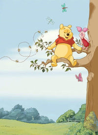 Komar Winnie Pooh Tree Fototapete 184x254cm 4 delig | Yourdecoration.de