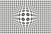 Wizard+Genius Dots Black and White Vlies Fototapete 384x260cm 8 bahnen | Yourdecoration.de