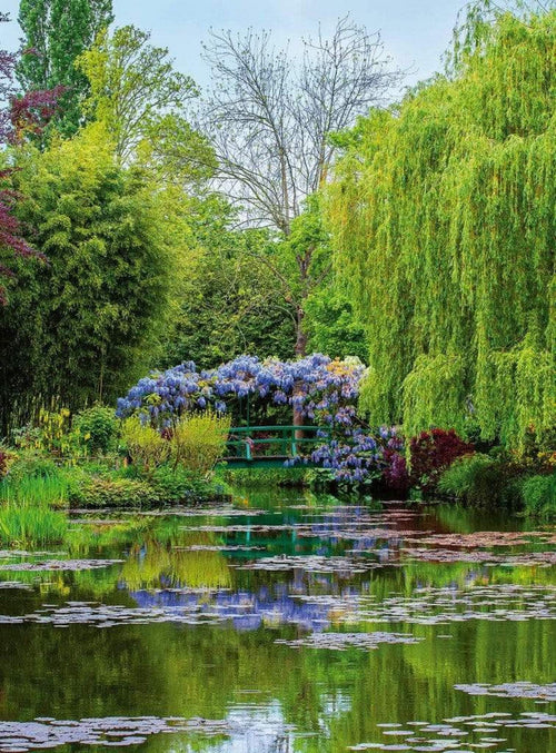 Wizard+Genius Monets Garden In France Vlies Fototapete 192x260cm 4 bahnen | Yourdecoration.de