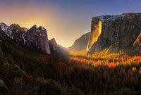 Wizard+Genius Yosemite National Park USA Vlies Fototapete 384x260cm 8 bahnen | Yourdecoration.de