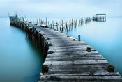 Wizard+Genius Old Landing Stage Vlies Fototapete 384x260cm 8 bahnen | Yourdecoration.de