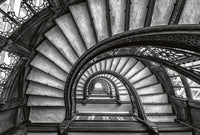 Wizard+Genius Old Stairs Vlies Fototapete 384x260cm 8 bahnen | Yourdecoration.de