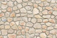 Wizard+Genius Natural Stone Wall I Vlies Fototapete 384x260cm 8 bahnen | Yourdecoration.de