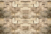 Wizard+Genius 3D Stone Wall Vlies Fototapete 384x260cm 8 bahnen | Yourdecoration.de