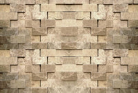 Wizard+Genius 3D Stone Wall Vlies Fototapete 384x260cm 8 bahnen | Yourdecoration.de