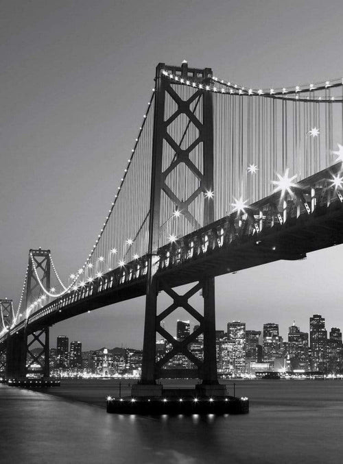 Wizard+Genius San Francisco Skyline Vlies Fototapete 192x260cm 4 bahnen | Yourdecoration.de