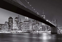 Wizard+Genius Brooklyn Bridge NY Vlies Fototapete 384x260cm 8 bahnen | Yourdecoration.de