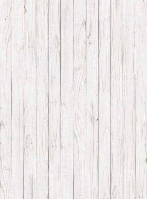 Wizard+Genius White Wooden Wall Vlies Fototapete 192x260cm 4 bahnen | Yourdecoration.de