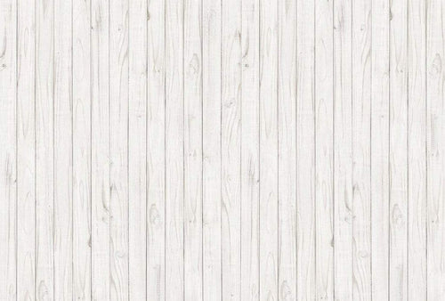 Wizard+Genius White Wooden Wall Vlies Fototapete 384x260cm 8 bahnen | Yourdecoration.de