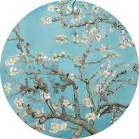 Wizard+Genius van Gogh Almond Blossom Vlies Fototapete 140x140cm rund | Yourdecoration.de