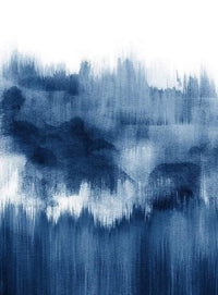 Wizard+Genius Brush Strokes Blue Vlies Fototapete 192x260cm 4 bahnen | Yourdecoration.de