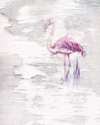 Komar Pink Flamingo Vlies Fototapete 200x250cm 2 bahnen | Yourdecoration.de
