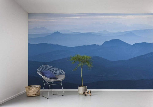 Komar Blue Mountain Vlies Fototapete 400x250cm 4 bahnen Sfeer | Yourdecoration.de