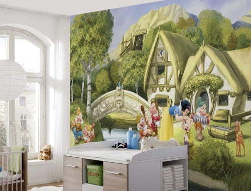 Komar Snow White Fototapete 368x254cm 8 delig Interieur | Yourdecoration.de