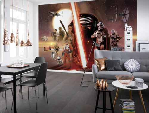 Komar Star Wars EP7 Collage Fototapete 368x254cm | Yourdecoration.de