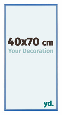 Austin Aluminium Bilderrahmen 40x70cm Stahl Blau Vorne Messe | Yourdecoration.at