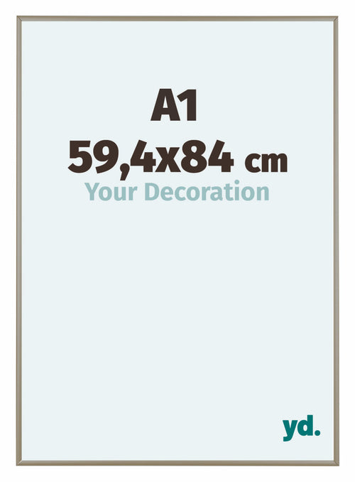 Austin Aluminium Bilderrahmen 59 4x84cm A1 Champagner Vorne Messe | Yourdecoration.at