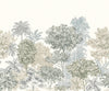 Komar Painted Palms Vlies Fototapete 300x250cm 3 bahnen | Yourdecoration.at