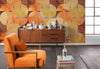 Komar Seventies Swing Vlies Fototapete 300x250cm 3 bahnen interieur | Yourdecoration.at