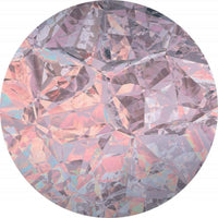 Komar Glossy Crystals Vlies Fototapete 125x125cm Rund | Yourdecoration.de