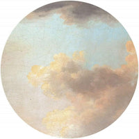 Komar Relic Clouds Vlies Fototapete 125x125cm Rund | Yourdecoration.de