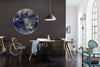 Komar Earth Vlies Fototapete 125x125cm Rund Sfeer | Yourdecoration.de