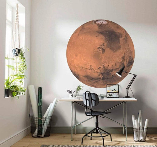 Komar Mars Vlies Fototapete 125x125cm Rund Sfeer | Yourdecoration.de