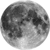 Komar Moon Vlies Fototapete 125x125cm Rund | Yourdecoration.de