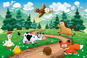 Dimex Animals and Forest Fototapete 375x250cm 5 Bahnen | Yourdecoration.de