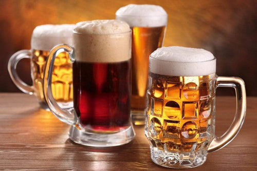 Dimex Beer Mugs Fototapete 375x250cm 5 Bahnen | Yourdecoration.de