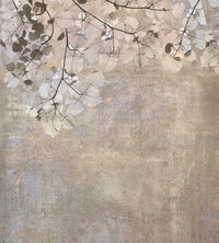 Dimex Beige Leaves Abstract Fototapete 225x250cm 3 bahnen | Yourdecoration.de
