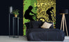 Dimex Bicycle Green Fototapete 225x250cm 3 Bahnen Sfeer | Yourdecoration.nl