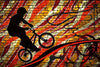 Dimex Bicycle Red Fototapete 375x250cm 5 Bahnen | Yourdecoration.de