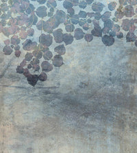 Dimex Blue Leaves Abstract Fototapete 225x250cm 3 bahnen | Yourdecoration.de