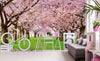 Dimex Cherry Trees Fototapete 375x250cm 5 Bahnen Sfeer | Yourdecoration.nl