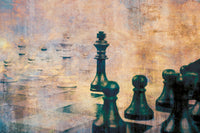 Dimex Chess Abstract Fototapete 375x250cm 5 bahnen | Yourdecoration.de