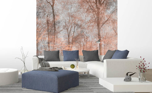 Dimex Colorful Forest Abstract Fototapete 225x250cm 3 bahnen interieur | Yourdecoration.de