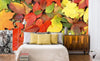 Dimex Colourful Leaves Fototapete 375x250cm 5 Bahnen Sfeer | Yourdecoration.nl