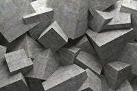Dimex Concrete Cubes Fototapete 375x250cm 5 Bahnen | Yourdecoration.de