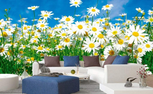 Dimex Daisies Fototapete 375x250cm 5 Bahnen Sfeer | Yourdecoration.nl