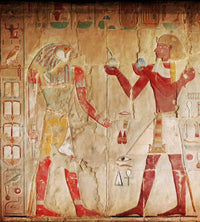 Dimex Egypt Painting Fototapete 225x250cm 3 Bahnen | Yourdecoration.de