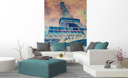 Dimex Eiffel Tower Abstract I Fototapete 150x250cm 2 bahnen interieur | Yourdecoration.de