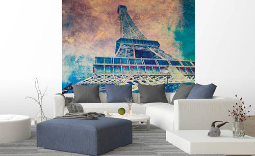 Dimex Eiffel Tower Abstract I Fototapete 225x250cm 3 bahnen interieur | Yourdecoration.de