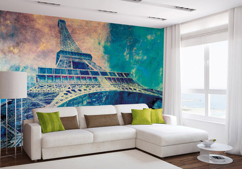 Dimex Eiffel Tower Abstract I Fototapete 375x250cm 5 bahnen interieur | Yourdecoration.de