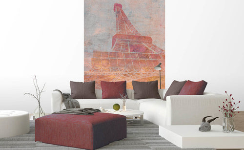 Dimex Eiffel Tower Abstract II Fototapete 150x250cm 2 bahnen interieur | Yourdecoration.de