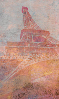 Dimex Eiffel Tower Abstract II Fototapete 150x250cm 2 bahnen | Yourdecoration.de