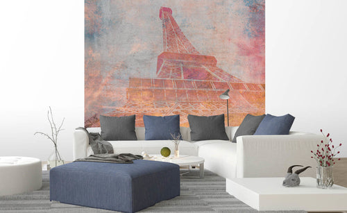 Dimex Eiffel Tower Abstract II Fototapete 225x250cm 3 bahnen interieur | Yourdecoration.de