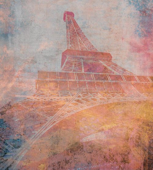 Dimex Eiffel Tower Abstract II Fototapete 225x250cm 3 bahnen | Yourdecoration.de