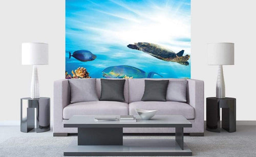 Dimex Fish Fototapete 225x250cm 3 Bahnen Sfeer | Yourdecoration.nl