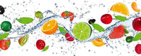 Dimex Fruits in Water Fototapete 375x150cm 5 Bahnen | Yourdecoration.de